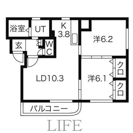 アトレ福住の物件間取画像